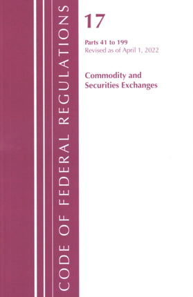Code of Federal Regulations, Title 17 Commodity