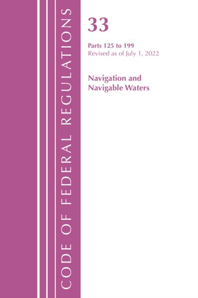 Code of Federal Regulations, Title 33 Navigation