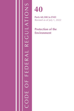Code of Federal Regulations, Title 40 Protection
