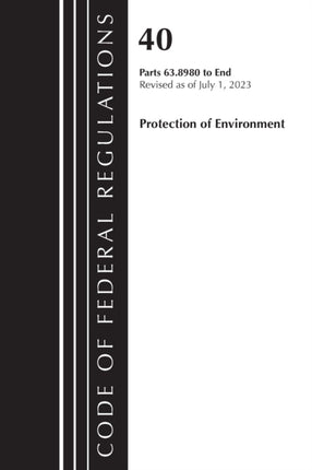 Code of Federal Regulations Title 40 Protection
