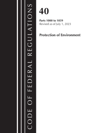 Code of Federal Regulations Title 40 Protection