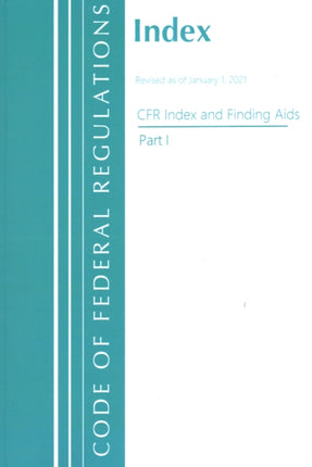Code of Federal Regulations, Index and Finding
