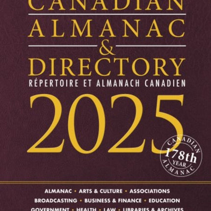 Canadian Almanac  Directory 2025