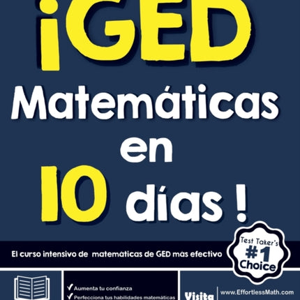 ¡GED Matemáticas en 10 días! El curso intensivo de matemáticas de GED más efectivo