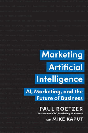 Marketing Artificial Intelligence: AI, Marketing,