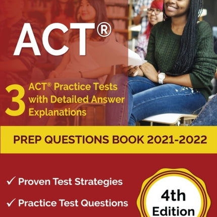 ACT Prep Questions Book 2021-2022: 3 ACT Practice