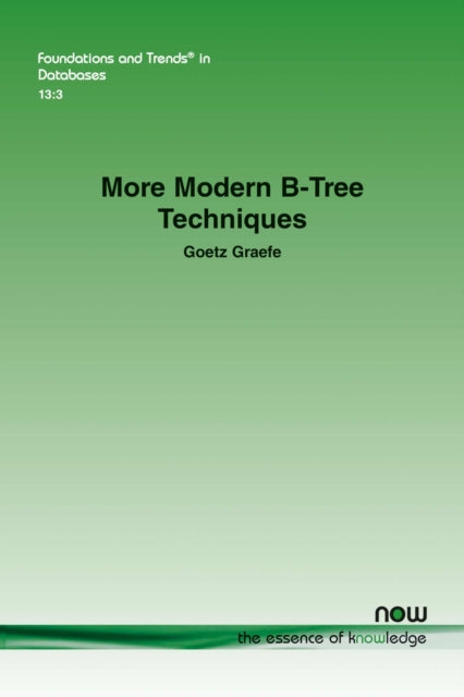 More Modern BTree Techniques