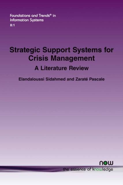 Strategic Support Systems for Crisis Management