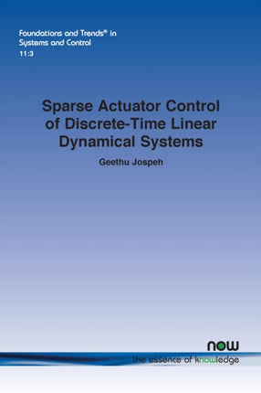 Sparse Actuator Control of DiscreteTime Linear Dynamical Systems