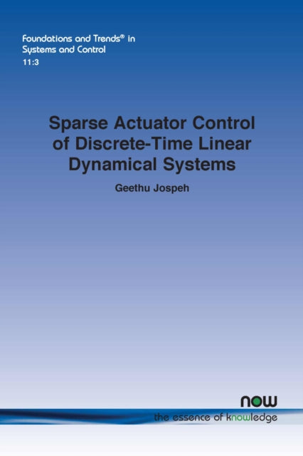 Sparse Actuator Control of DiscreteTime Linear Dynamical Systems