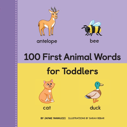 100 First Animal Words for Toddlers