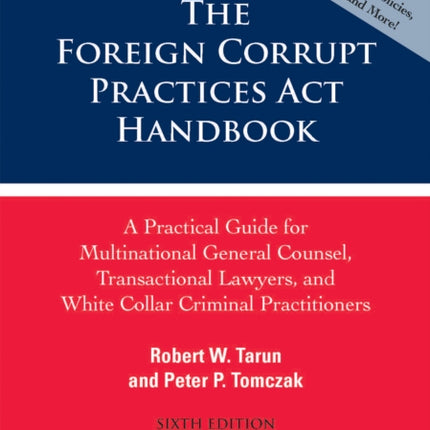 The Foreign Corrupt Practices ACT Handbook