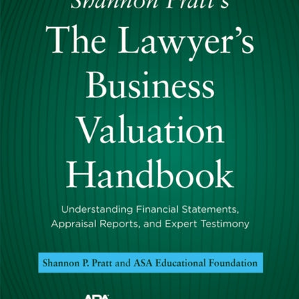 Shannon Pratts The Lawyers Business Valuation