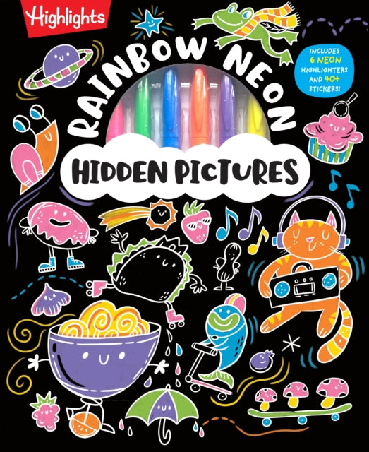 Rainbow Neon Hidden Pictures