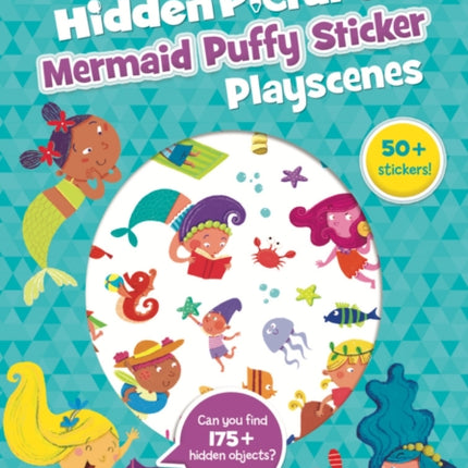 Mermaid Hidden Pictures Puffy Sticker Playscenes