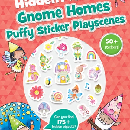 Gnome Homes Hidden Pictures Puffy Sticker Playscenes