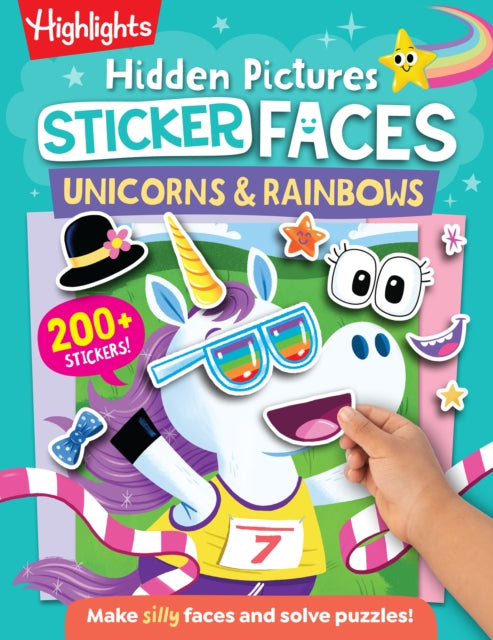 Hidden Pictures Sticker Faces Unicorns  Rainbows