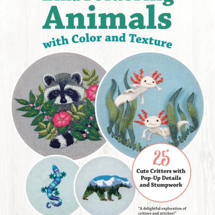 Embroidering Animals with Color and Texture