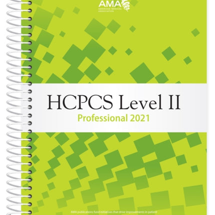 HCPCS 2021 Level II Professional Edition
