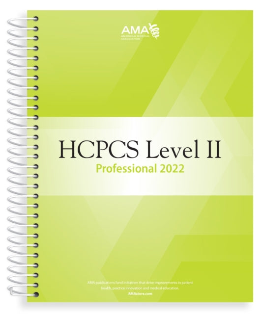 HCPCS 2022 Level II Professional Edition