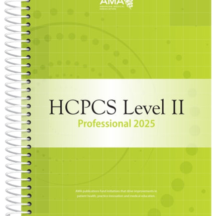 HCPCS 2025 Level II Professional Edition