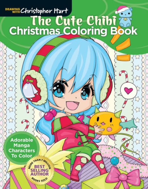 The Cute Chibi Christmas Coloring Book: Adorable manga characters to color