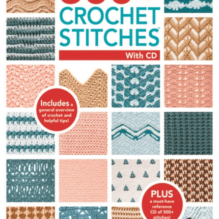 500+ Crochet Stitches with CD