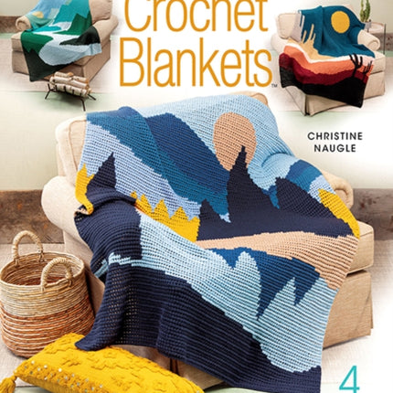 Nature's Landscapes Crochet Blankets: 4 Inspirational Blankets Made Using Worsted-Weight Yarn!