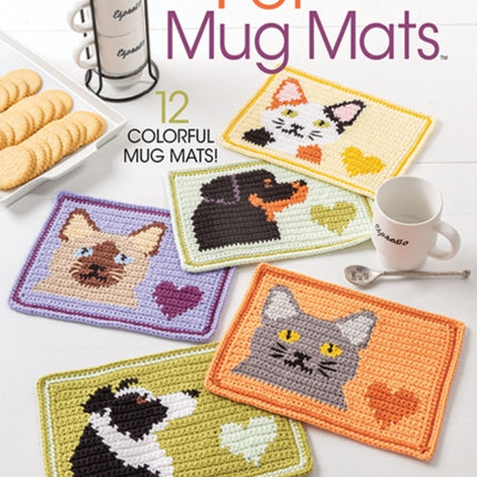 Pet Mug Mats: 12 Colorful Mug MATS!