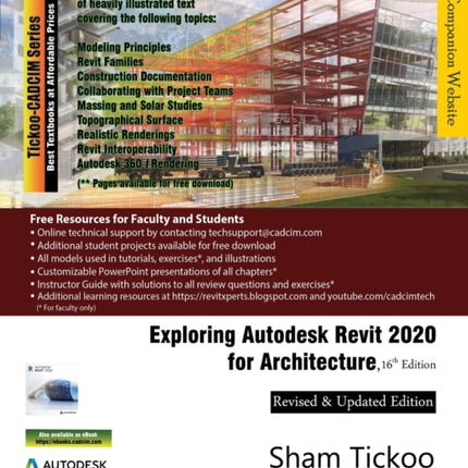 Exploring Autodesk Revit 2020 for Architecture,