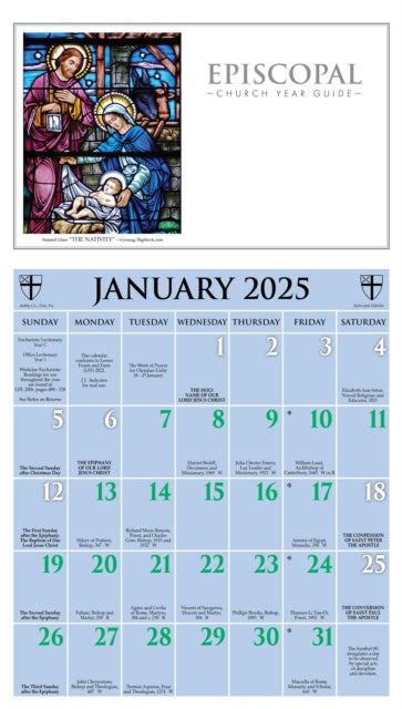 2025 Episcopal Church Year Guide Kalendar