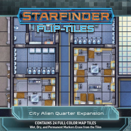 Starfinder FlipTiles City Alien Quarter Expansion