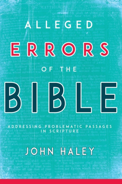 Alleged Errors of the Bible