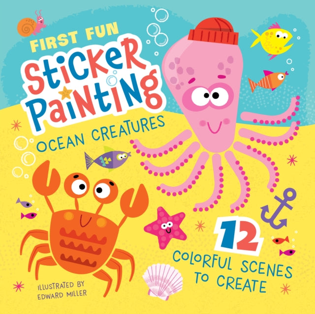 First Fun Sticker Painting Ocean Creatures