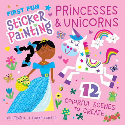 First Fun Sticker Painting Princesses  Unicorns
