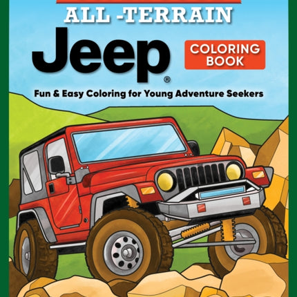 Super Cool AllTerrain Jeep Coloring Book
