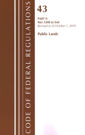 Code of Federal Regulations, Title 43 Public