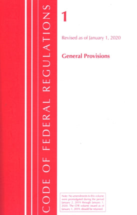 Code of Federal Regulations, Title 01 General
