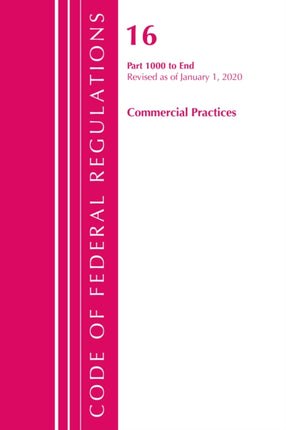 Code of Federal Regulations, Title 16 Commercial
