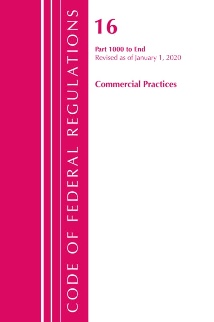 Code of Federal Regulations, Title 16 Commercial