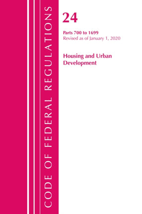 Code of Federal Regulations, Title 24 Housing and