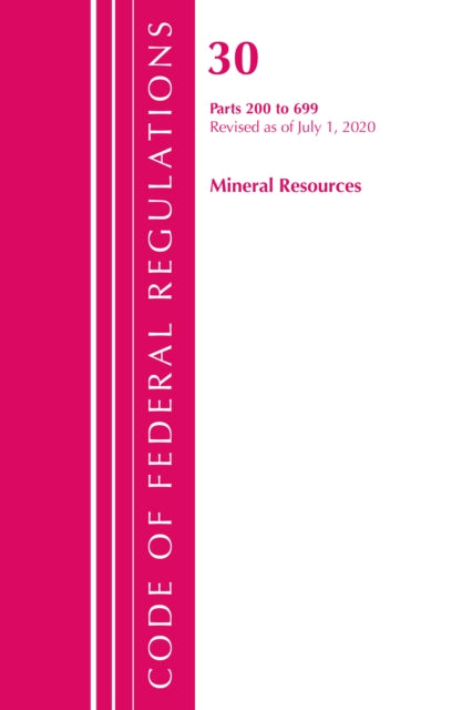 Code of Federal Regulations, Title 30 Mineral