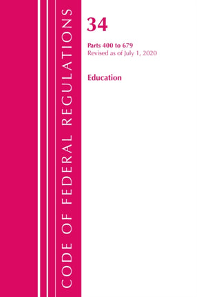 Code of Federal Regulations, Title 34 Education