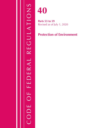 Code of Federal Regulations, Title 40 Protection