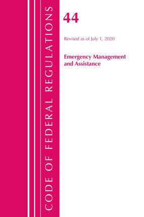 Code of Federal Regulations, Title 44 (Emergency