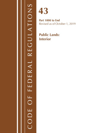 Code of Federal Regulations, Title 43 Public