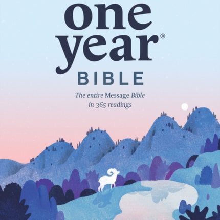 One Year Bible The Message Large Print Thinline