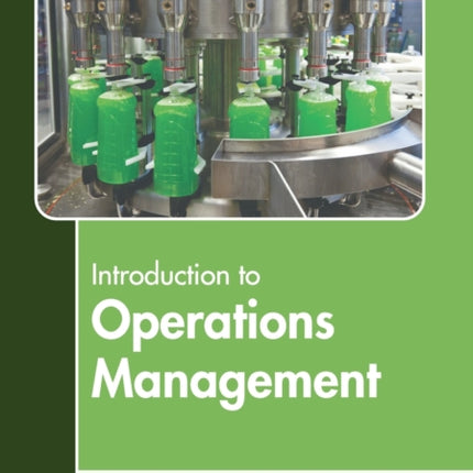 Introduction to Operations Management