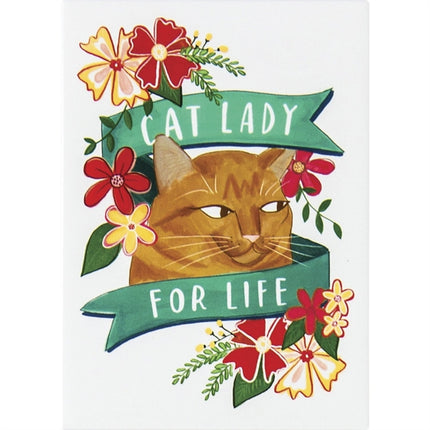 Em  Friends Cat Lady Magnet