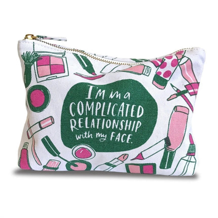 Em  Friends Complicated Relationship Canvas Pouch